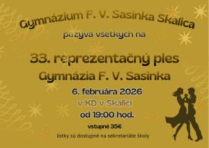 Reprezentačný ples Gymnázia