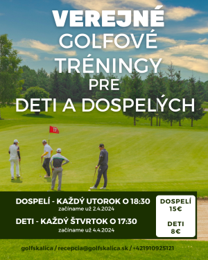 Verejné golfové tréningy pre deti 1